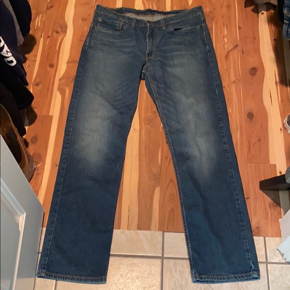 2 pairs Levi’s 514 Straight Jeans Midnight 34x32 - Picture 4 of 9